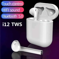 TWS i12 Wireless Earbuds - White, 50, 3 Months