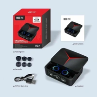 M90 Pro Gaming ANC  Buds  - Black, 30 Days Warranty