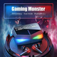 TWS M28 Gaming Earphone Noise Cancellation Bluetooth Gaming Headset - Black