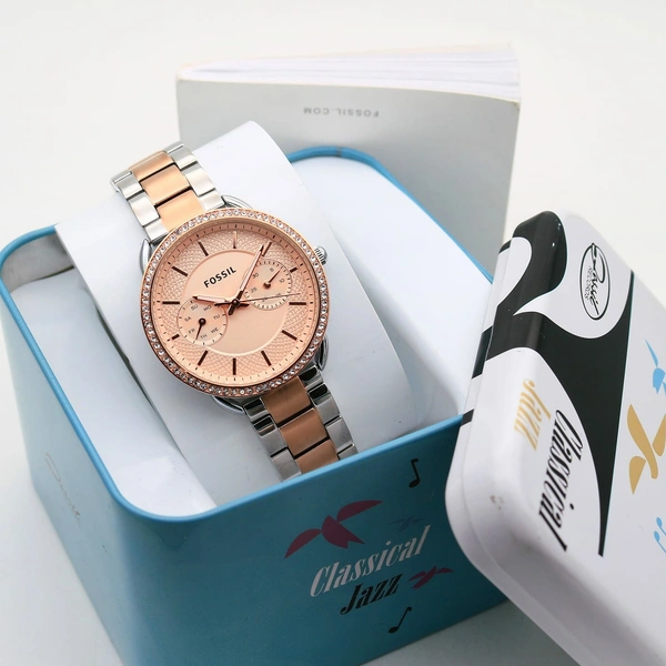 Fossil Premium Collection Watch For gorgeousss - 1 Year Warranty