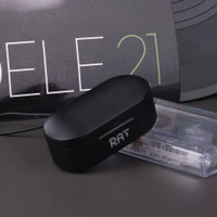 RAT Earbuds With Premium Look - Black