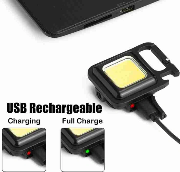 Rechargeable mini Pocket Flash light - Black