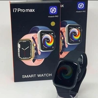 Hiwatch Pro i7 Pro Max Smart Watch - Black, 30 Days Warranty