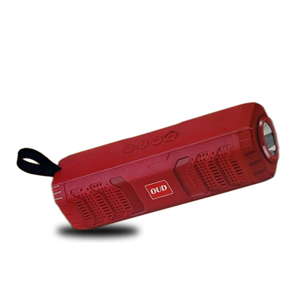 OUD Bass Bt Speaker  - Red, Free, 3 Months Warrenty