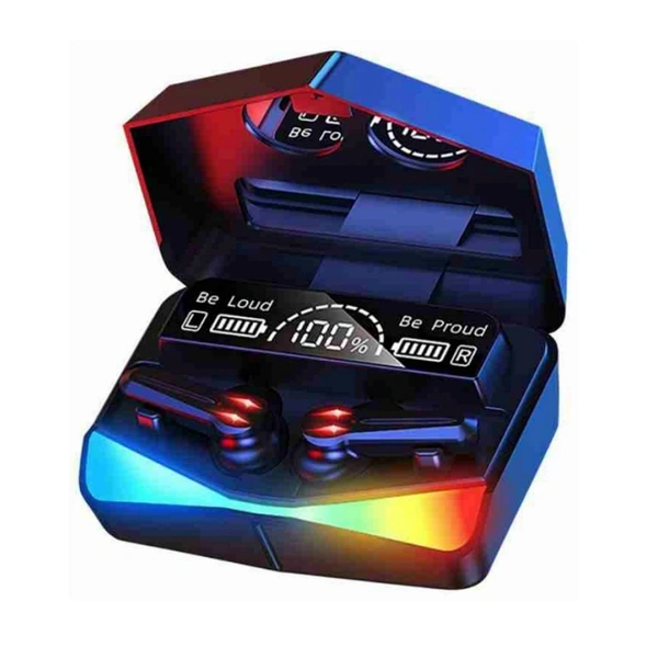 TWS M28 Gaming Earphone Noise Cancellation Bluetooth Gaming Headset - Black