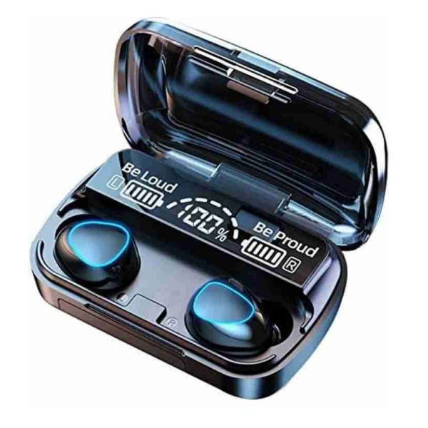 M10 Newest True Wireless Earbuds - Black, 50, Black