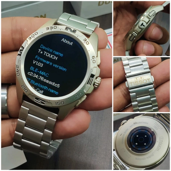 Tissot Dubai Edition Smart Watch  - Gold, 30 Days of Warranty