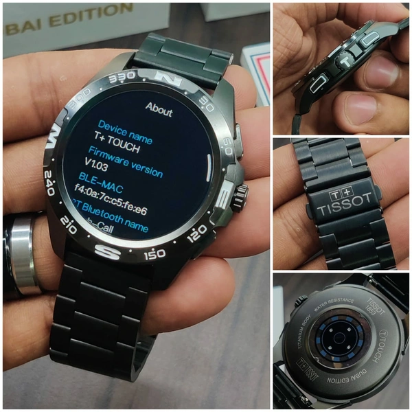 Tissot Dubai Edition Smart Watch  - Gold, 30 Days of Warranty