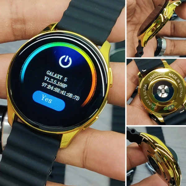 LD Network  Samsung Galaxy watch 5 Ultra Replica  - Black, 3 Months Warranty