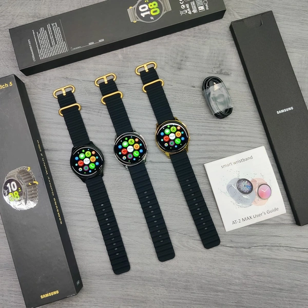 LD Network  Samsung Galaxy watch 5 Ultra Replica  - Black, 3 Months Warranty
