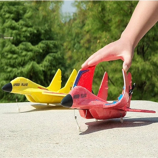 RC  Remote Control Plane Aircraft  - Yellow, 3 Months Warranty