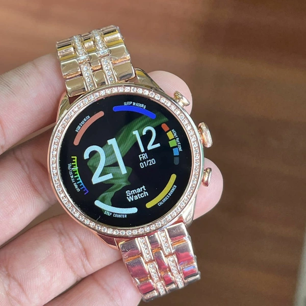 The LD Network  Generation 9 Smart watch For Men/Women - Rose Gold, 1.5 Months Warranty