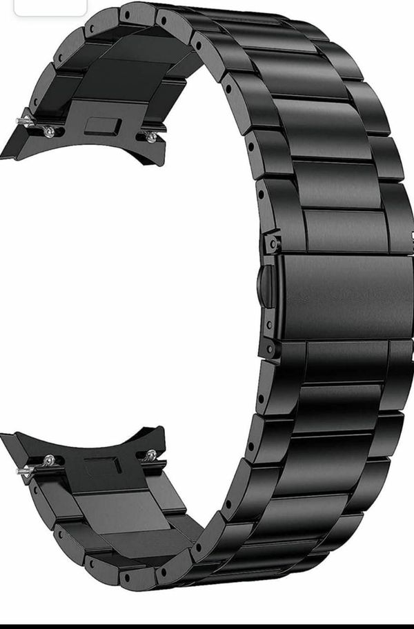 The LD Network  Chain belt For Metal Body Smart Watch  - Black