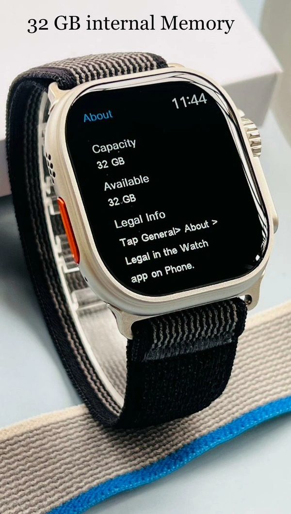 LD Network  Smart Watch Ultra With 3d Amoled Display  - Black, 30 Days of Warranty