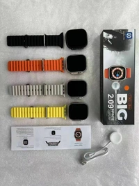 T900 Ultra Smart Watch  - Orange, 1.5 Months Warranty