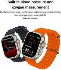 T900 Ultra Smart Watch  - Silver, 1.5 Months Warranty