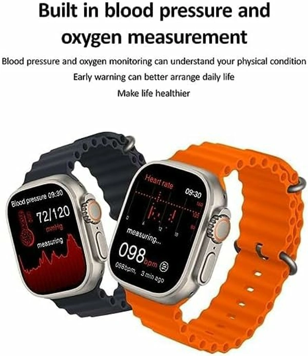 T900 Ultra Smart Watch  - Silver, 1.5 Months Warranty