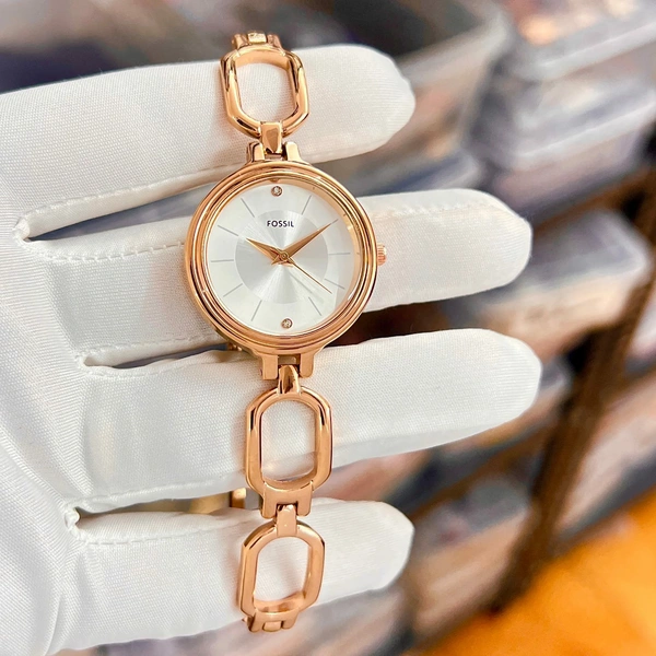 Women's Collection  Stylish Stainless Steel Wrist Watch - White, 1 Year Machinery Warranty