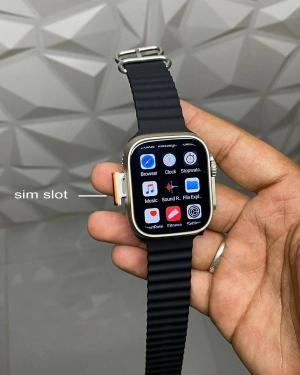Android  4G  Smart Watch YouTube/WhatsApp Support  - Black, 1.5 Month Warranty