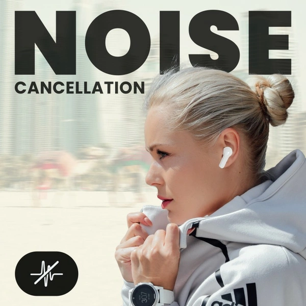 LD Network  New Wireless Buds With Transparent Case - White, 1.5 Months