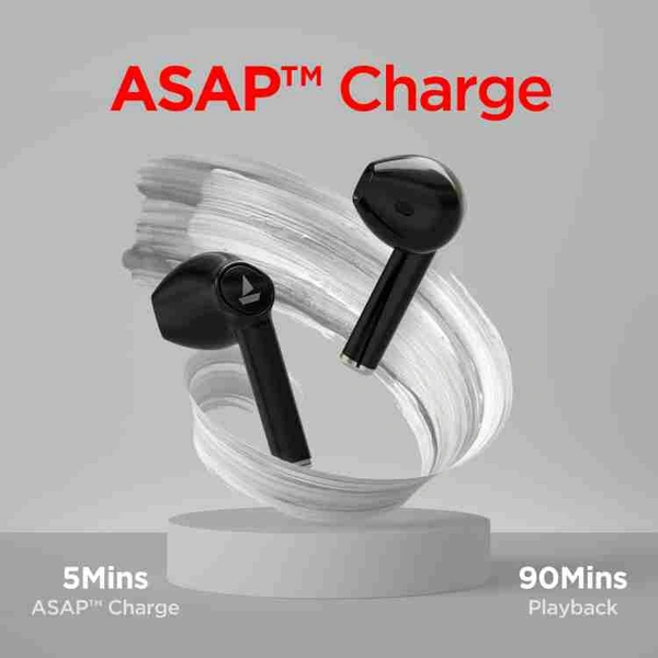 BoAt Airpods 138 Headset  - Black, 1 Year Warranty