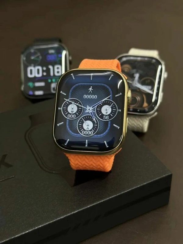 TLD S9 Max Amoled Smart Watch  - Black, 1.5 Months of Warranty