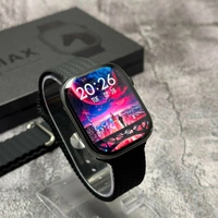 TLD S9 Max Amoled Smart Watch  - Black, 1.5 Months of Warranty