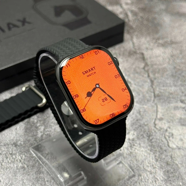 TLD S9 Max Amoled Smart Watch  - Black, 1.5 Months of Warranty