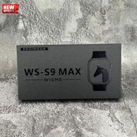 TLD S9 Max Amoled Smart Watch  - Black, 1.5 Months of Warranty