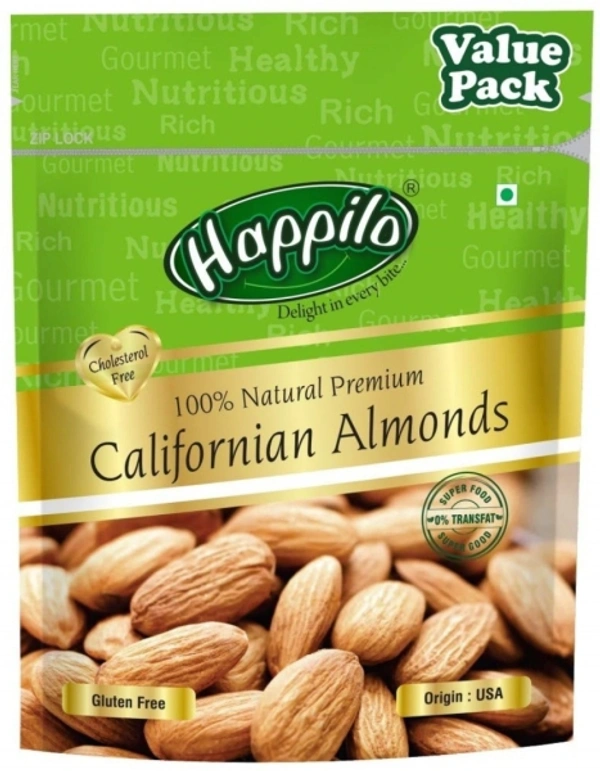 Happilo 100% Natural California Almonds