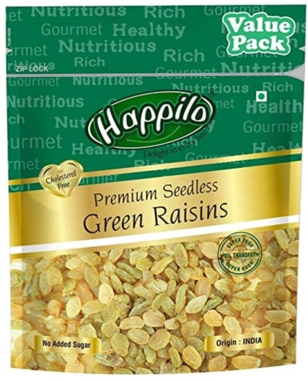 Happilo Premium Seedless Green Raisins