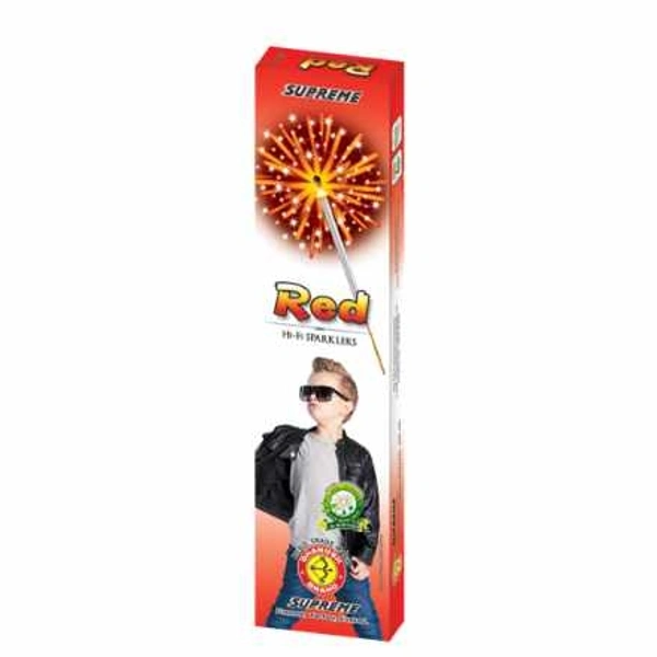 Al 30cm Red Sparklers (1 Box 5 Pcs)