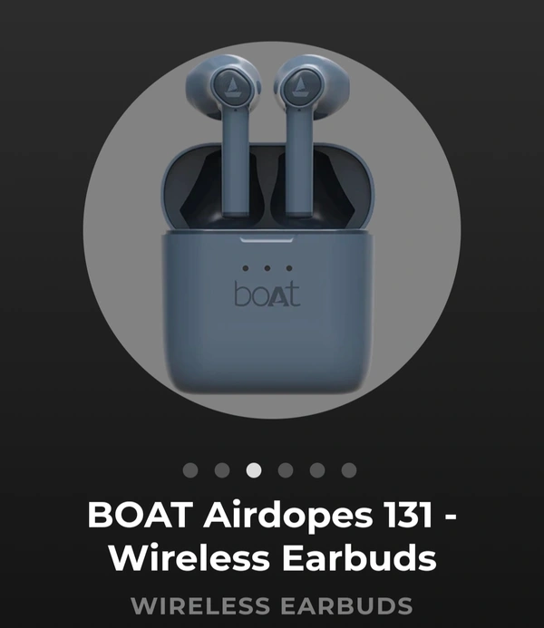 BoAt Airdopes 131 Wireless Earbuds - Black,Grey