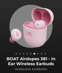 BoAt Airdopes 381- In Ear Wireless Earbuds - Blue,Black,Light Green,Green,Pink