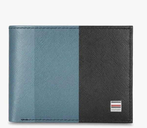 Tommy Hilfiger- Bi Fold Wallet - black & blue, OS