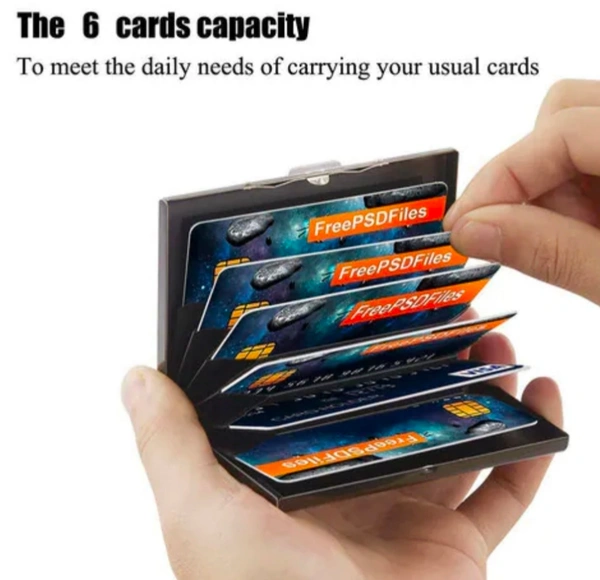 Style Shoes Metal Card Holder - black, OS
