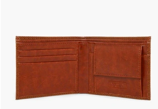 United Colors Of Benetton- Textured Bi Fold Wallet - Black,Tan, OS