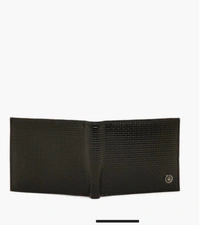 United Colors Of Benetton- Textured Bi Fold Wallet - Black,Tan, OS