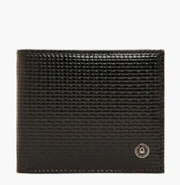 United Colors Of Benetton- Textured Bi Fold Wallet - Black,Tan, OS