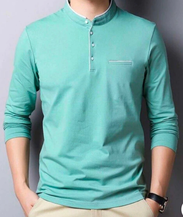 Eyebogler- Polo T-Shirt with welt pocket - Pastel Green, S,M,L,XL,XXL