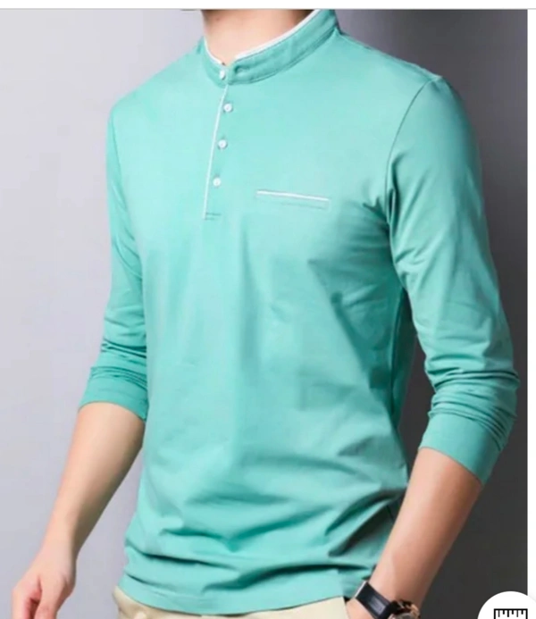 Eyebogler- Polo T-Shirt with welt pocket - Pastel Green, S,M,L,XL,XXL