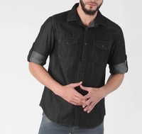 Ojass-Men Regular Fit Casual Shirt - Grey,Black,Sky Blue, S,M,L,XL,XXL