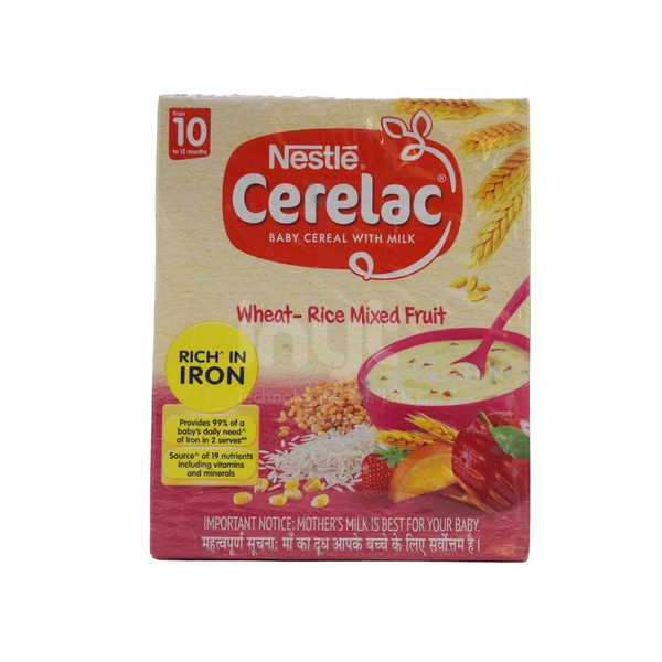 NESTLE CERELAC STAGE 3 WHEAT APPLE MIXED FRUIT 10-12M - 300G