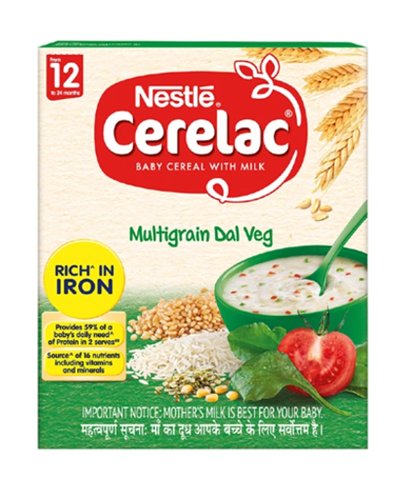 NESTLE CERELAC STAGE 4 MULTIGRAIN DAL VEG 12-24M - 300G