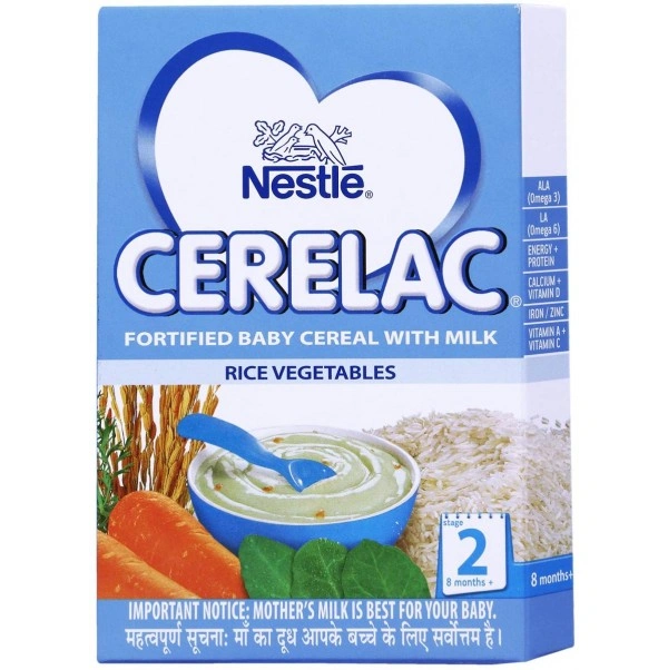 NESTLE CERELAC STAGE 2 RICE VEGETABLE 8-12M - 300G
