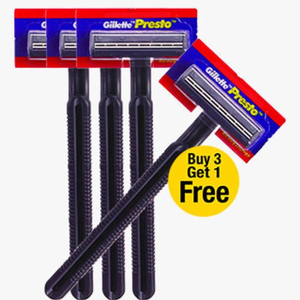 GILLETTE PRESTO RAJOR - 3+1