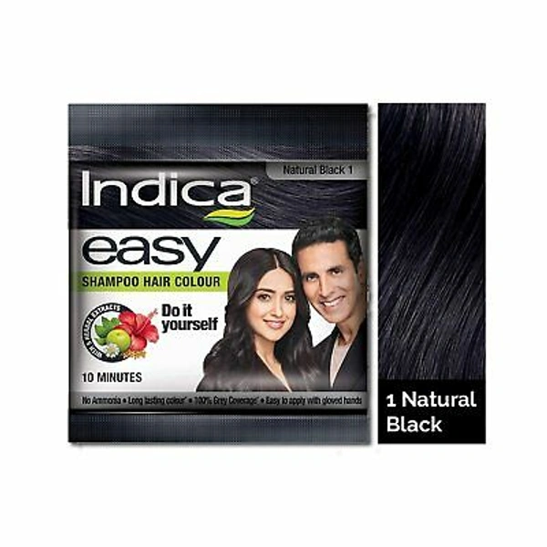 INDICA CHAMPOO BASED HAIR COLOR - BLACK