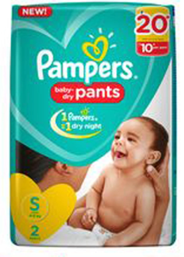 PAMPERS BABY DIAPER S2 - (4-8 kg)