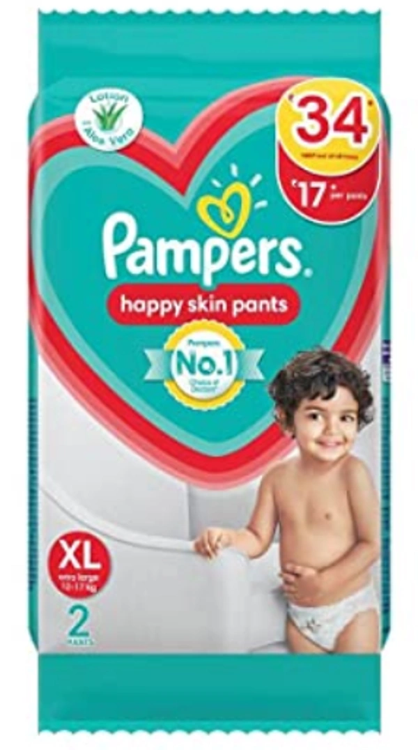 PAMPERS BABY DIAPER XL2 - 12-17 KG