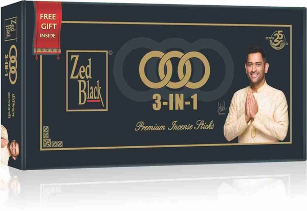 ZED BLACK AGARBATTI - 12 pices